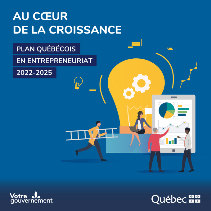 Plan québécois en entrepreneuriat 2022-2025
