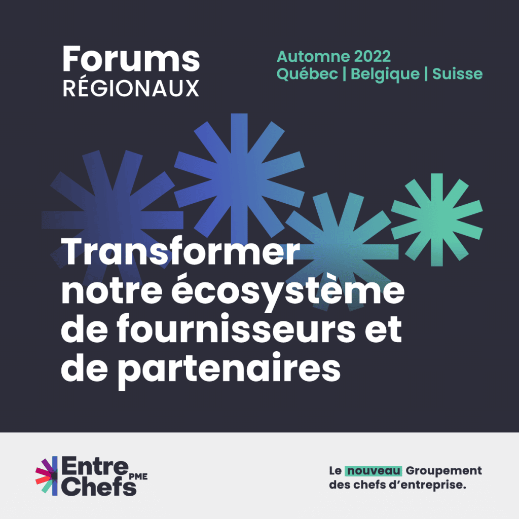 Forums régionaux : transformer notre écosystème de fournisseurs et de partenaires