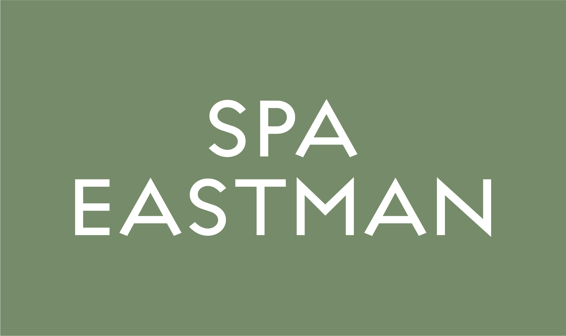 Logotype SpaEastman Cartouche Sans slogan Vert Numerique