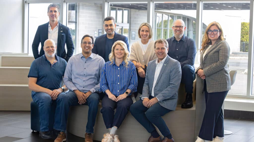 Groupe d'entrepreneurs, membres d'EntreChefs PME faisant partie du conseil d'administration.